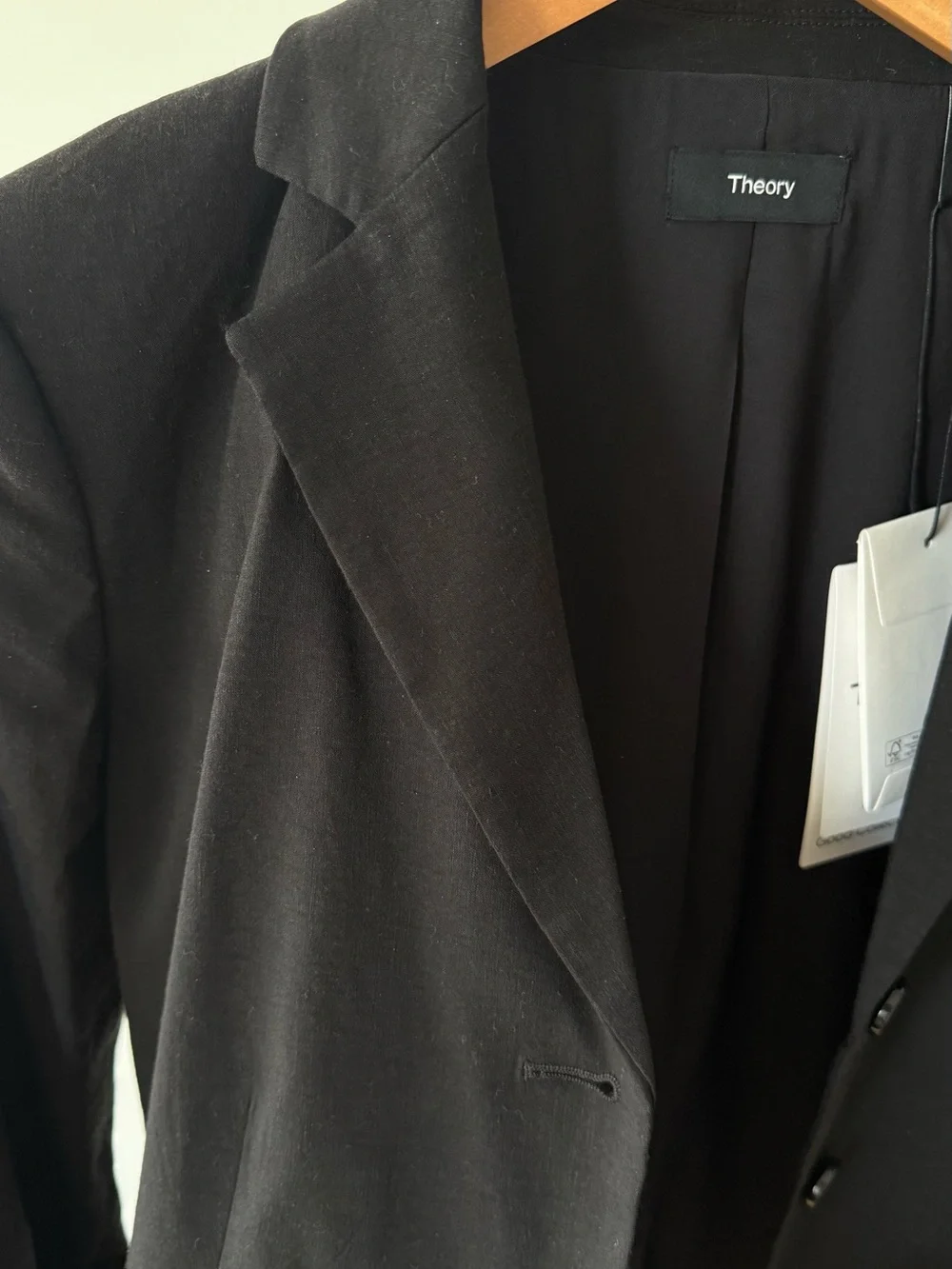 Theory Black Women's Single-Breasted Tailored Blazer